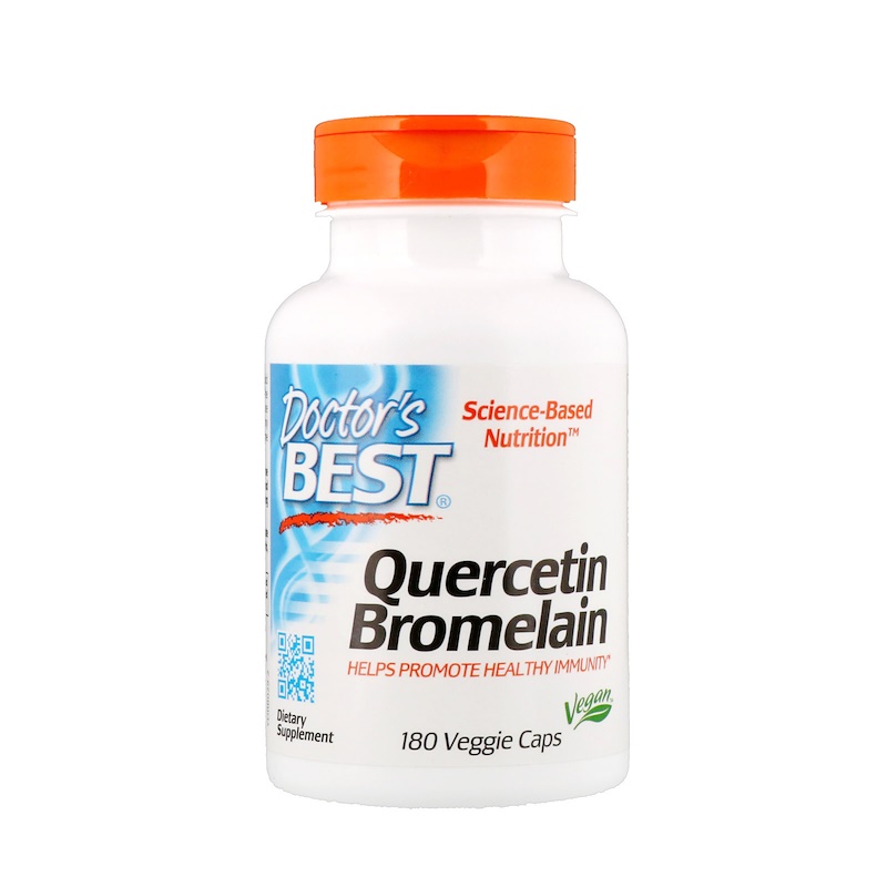 how much quercetin and bromelain for allergies